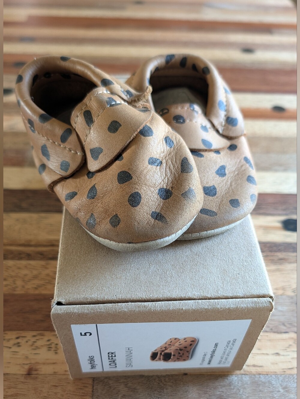 Leopard-Print Baby Moccs